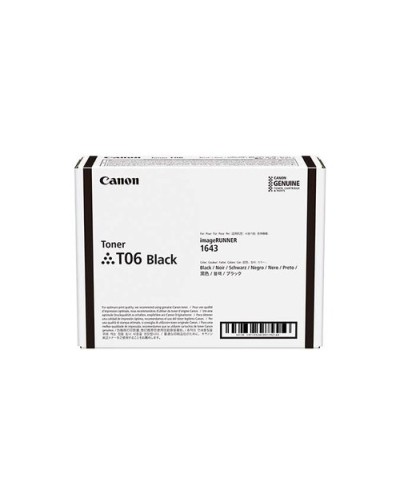 CANON T06 Black Toner 20,500 Pages for iR1643if i-SENSYS X 1643P (Includes Drum) 3526C002