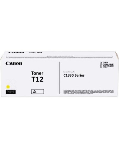 CANON T12Y Yellow Toner 5,300 Pages for i-SENSYS X C1333P C1333i C1333iF
