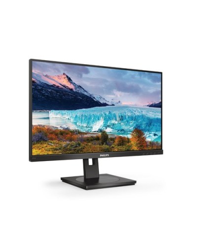 Philips LED Monitor 27" Wide 272S1AE/00 IPS 1920x1080 4ms 250cd/m² 1000:1 2x2W Speakers Pivot Height Adjustable VGA DVI HDMI DP