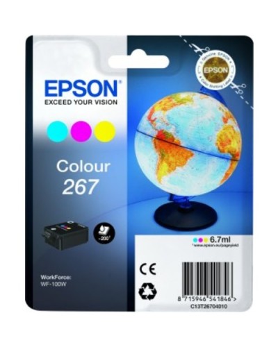 INK EPSON C13T26704010 Globe 3C for WF-100W WF-110W