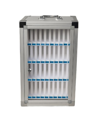 ATLANTIS 36-Slot Smartphone Charging Locker E80-SLK36 - Aluminum (EDU Bid Required)