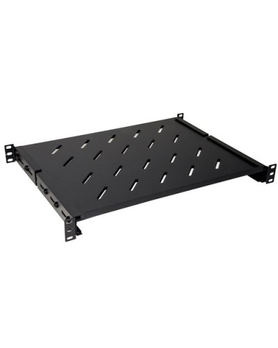UNIVERSAL SHELF LINK FOR 19" RACK CABINET EXTENDABLE 350mm WITH 4 MOUNTS BLACK for cabinets around 600mm deep LKRIP350AN