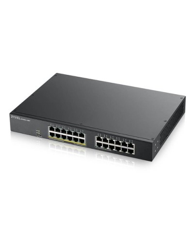ZYXEL GS1900-24EP-EU0101F 24-Port Gigabit Switch (12-Port PoE Up to 130W) - IPv6, VLAN, 19" Rackmountable