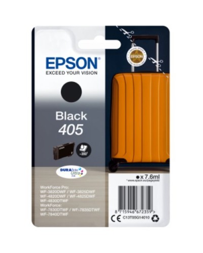 EPSON 405 C13T05G14010 Black Ink Cartridge for WF-3820DWF WF-3825DWF WF-4820DWF WF-4830DTWF WF-3640DTWF WF-7830DTWF WF-7840DTWF