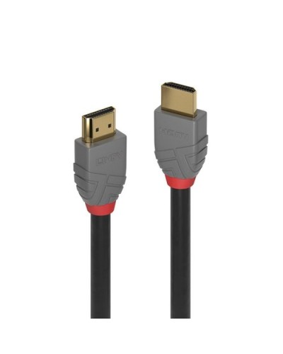 LINDY HDMI 2.0 to HDMI Cable, M/M, 5m, High Speed "Anthra Line", Black, 36965