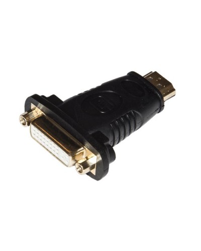 HDMI to DVI 24+5 PIN Adapter, M/F, Bidirectional, Black, LKADAT59