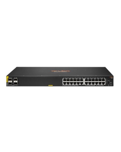 SWITCH HPE JL677A ARUBA 6100 24 PORTE 10/100/1000 POE+ (370W) + 4X 1GB/10GB SFP+ GAR A VITA