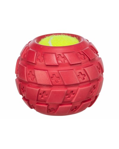 Huisdierenbal Trixie Geel Rood Natuurlijk rubber Ø 7,5 cm