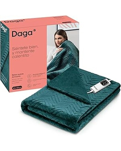 Elektroninen Viltti Daga RELAX 160 x 120 cm Vihreä 100 % polyesteri