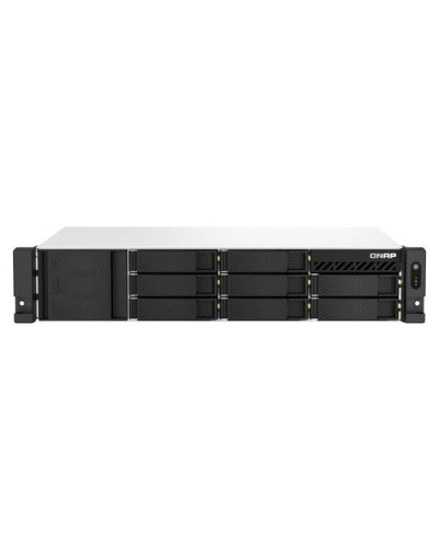 QNAP TS-873AeU-RP-4G 2U Rackmount NAS - 8-Bay - No HDD - 2 x 2.5GbE - 2 x USB-C - 2 x USB-A - 4GB DDR4 - AMD Ryzen V1000 V1500B 