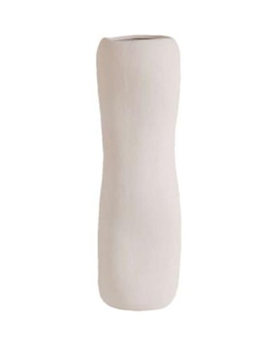 Vase Home ESPRIT Beige Ceramic 15 x 15 x 38 cm
