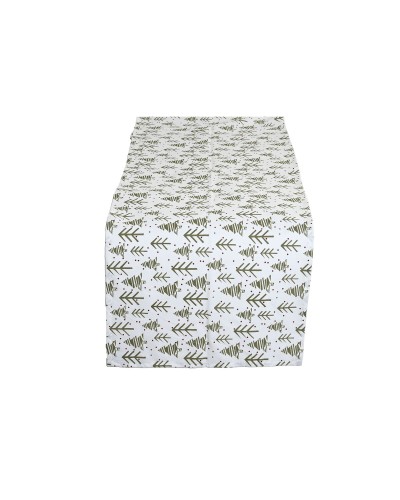 Chemin de Table Home ESPRIT Blanc Vert Beige 50 x 150 x 0,2 cm