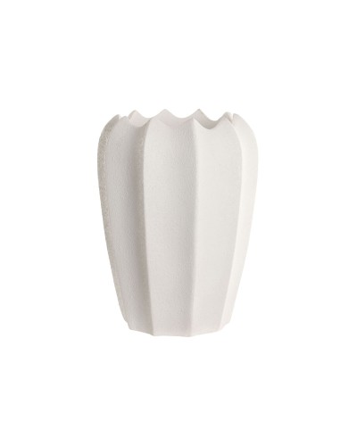 Blumentopf Home ESPRIT Weiß Faser Mediterraner