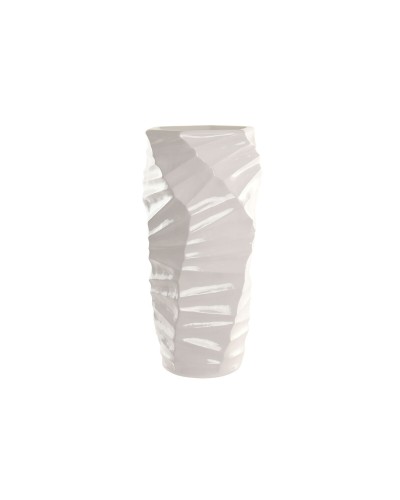 Vaso Home ESPRIT Bianco Fibra Moderno