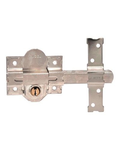 Cerrojo de seguridad Micel crr09 86l/50 Acero Níquel 50 mm Sobreponer