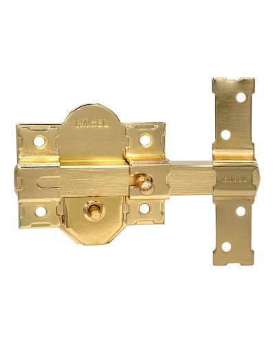 Cerrojo de seguridad Micel crr10 86b/50 Acero Latón 50 mm Sobreponer