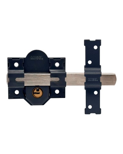 Chiavistello di sicurezza Micel crr11 86l/50 mm Acciaio Grigio 50 mm Sovrapporre