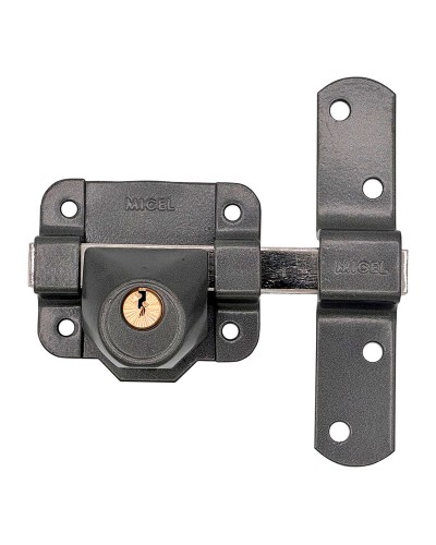 Serrure de sécurité Micel crr14 86l/50 mm Acier Gris 50 mm Recouvrir