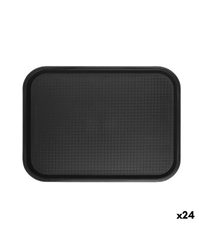 Dienblad Quttin Zwart (24 Stuks)