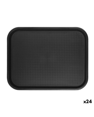 Schale Quttin Schwarz 45 x 35 cm (24 Stück)