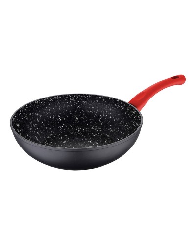Wok Pfanne San Ignacio toledo Schwarz Geschmiedetes Aluminium Ø 20 cm