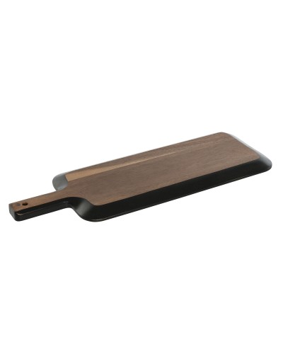 ESPRIT Acacia Cutting Board | Natural Black | 51 x 17 x 1.8 cm | Ideal for kitchen and serving
