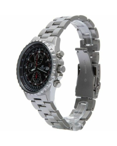 Miesten rannekellot Casio EF-527D-1AVEF Musta Harmaa Hopeinen