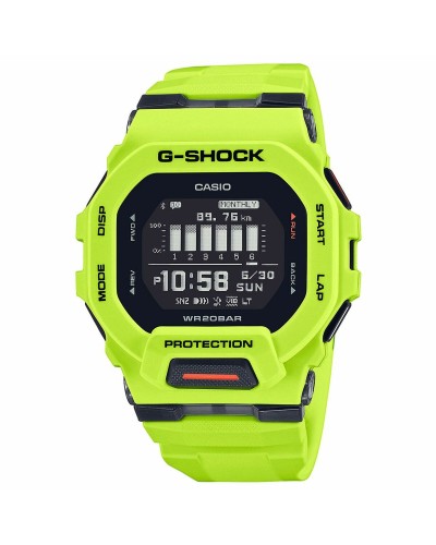 Miesten rannekellot Casio G-Shock GBD-200-9ER Keltainen Ø 40 mm