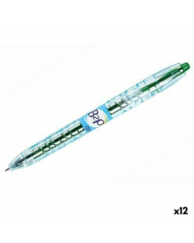 Penna gel Pilot B2P Verde 0,4 mm (12 Unità)