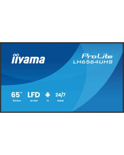 Monitor Iiyama LH6564UHS-B1AG 65" 4K Ultra HD