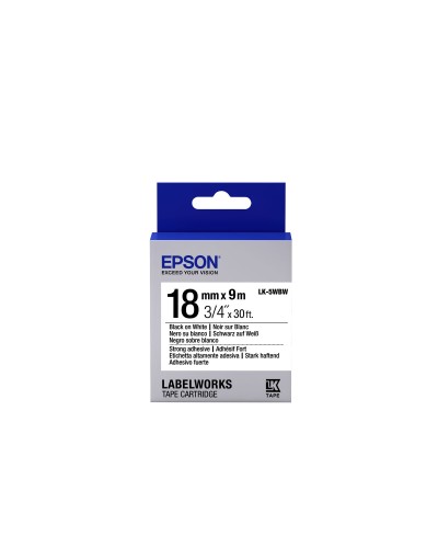 Etiquettes pour Imprimante Epson C53S655012 Noir Blanc/Noir Noir/Blanc