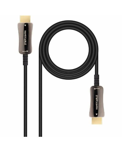 Cable HDMI NANOCABLE 10.15.2115 15 m Negro 8K Ultra HD 48 Gbit/s