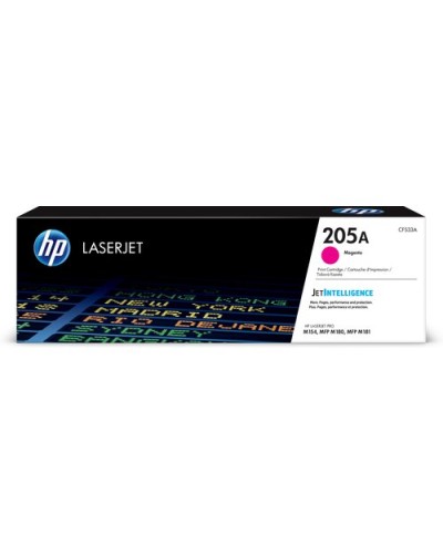 HP CF533A No. 205A Magenta Toner Cartridge - 900 Pages - LaserJet M180n M181fw
