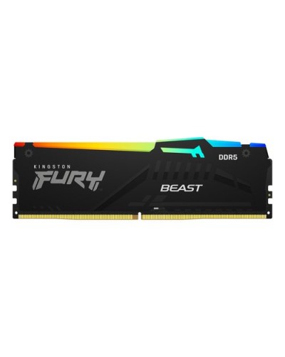 DDR5 KINGSTON 16GB 5600MHz FURY BEAST RGB CL40 DIMM - KF556C40BBA-16
