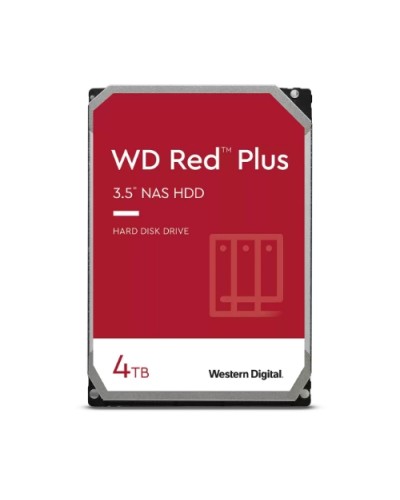 HD WD SATA3 4TB 3.5" RED PLUS INTELLIPOWER 256mb cache 24x7 - NAS HARD DRIVE - WD40EFPX