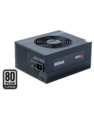ITEK PF1200 EVO Power Supply - 1200W ATX FDB 12CM Fan - Active FDB - 80PLUS PLATINUM, Japanese Caps, Modular - ITPSEPF120