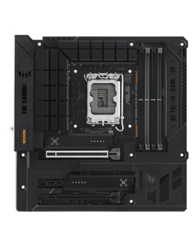 ASUS TUF GAMING B760M-BTF WIFI LGA1700 Motherboard (Raptor/Alder Lake, DDR5, WiFi 6, HDMI+DP, USB+USB-C, M.2) - BTF Case Require
