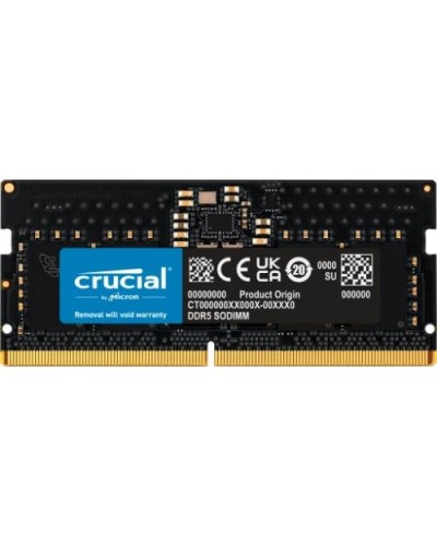 DDR5 SO-DIMM CRUCIAL 8GB 5600MHz - CT8G56C46S5