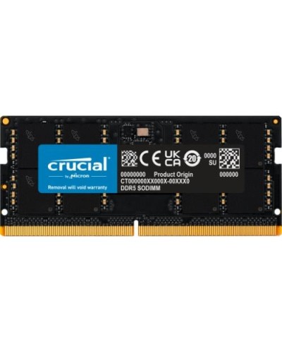 DDR5 SO-DIMM CRUCIAL 32GB 5600MHz - CT32G56C46S5