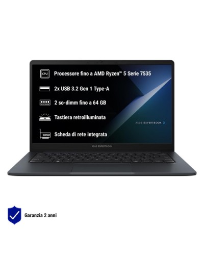 ASUS Commercial NX S BM1403CDA-S60245X 14" Ryzen 5-7535U 16GB 512GB SSD W11P