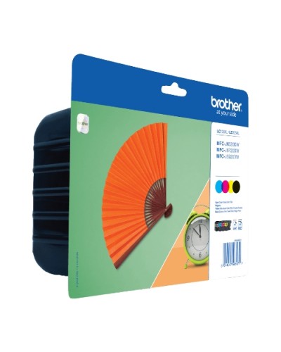 BROTHER LC-129XLVALBP INK KIT C,Y,M,BK