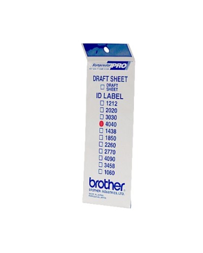 BROTHER ID4040 LABELS 40X40mm