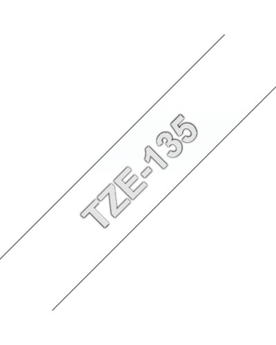 BROTHER TZE135 TZ TAPE WHITE/CLEAR