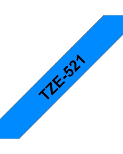 BROTHER TZE521 BLACK ON BLUE TZ TAPE