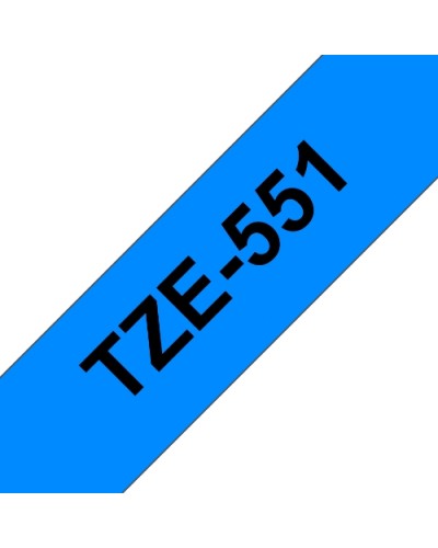 BROTHER TZE551 BLACK ON BLUE TZ TAPE