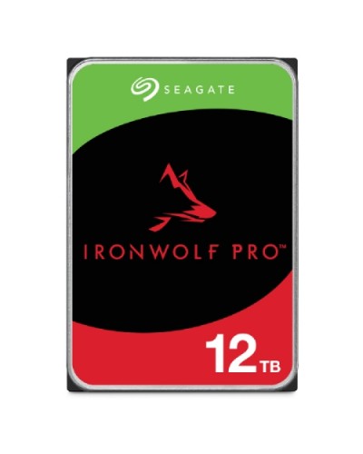 SEAGATE IRONWOLF PRO 12TB SATA3 3.5" 7200 RPM 256MB CACHE 24X7 NAS HDD - ST12000NT001 - 5YR WARRANTY