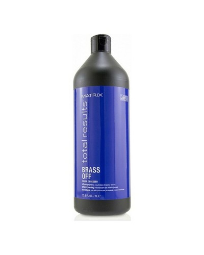 Kleurneutraliserende shampoo TOTAL RESULTS BRASS OFF Matrix (1000 ml) 1 L