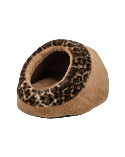 Cat cave Trixie Leo Brown Light brown Polyester Plush 35 x 26 x 41 cm
