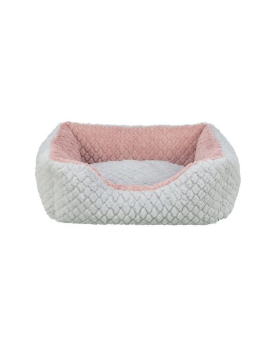 Lit pour chien Trixie Kaline Mio Gris Rose foncé 50 x 40 cm