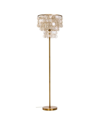 Vloerlamp Home ESPRIT Beige Gouden 220 V 40 x 40 x 153 cm